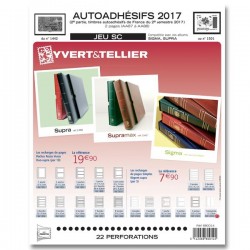 Jeu SC France 2017 Auto adhésifs 2ème semestre -YVERT ET TELLIER