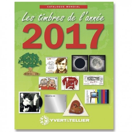 Catalogue des timbres de l'année 2017 -  YVERT ET TELLIER