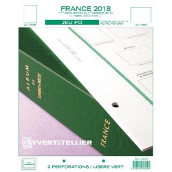 Jeu France FO 2018-1er semestre YVERT ET TELLIER