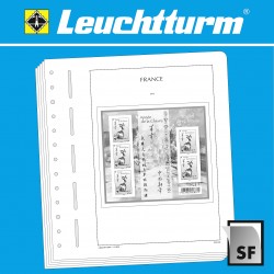 LEUCHTTURM SF-Feuilles préimprimées France Mini...