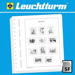 LEUCHTTURM SF-Feuilles préimprimées France timbres autocollants 2019 LEUCHTTURM 