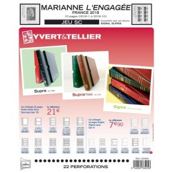  Jeu France 2018-2ème semestre SC YVERT ET TELLIER 