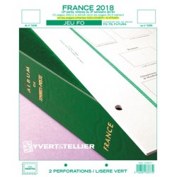 Jeu France FO 2018 2ème semestre YVERT ET TELLIER