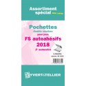 Assortiment de pochettes Auto Adhésifs 2018 FS 2ème semestre (double soudure)