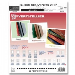 Jeu SC Blocs souvenirs 2017 YVERT ET TELLIER