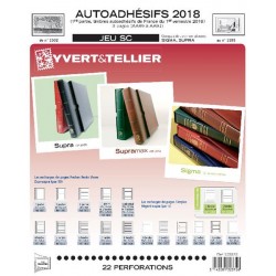 Jeu SC France 2018 Auto adhésifs 1er semestre -YVERT ET TELLIER 