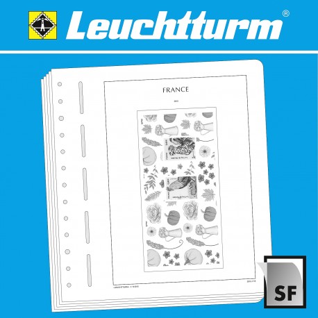 LEUCHTTURM SF-Feuilles préimprimées France Blocs souvenirs  2019