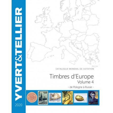 Catalogue Europe Vol 4 - édition 2020 Yvert et Tellier