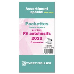 Assortiment de pochettes Auto Adhésifs 2020 FS 2ème semestre (double soudure)