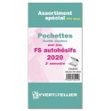 Assortiment de pochettes Auto Adhésifs 2020 FS 2ème semestre (double soudure)