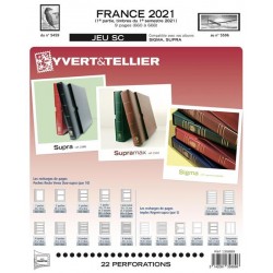 Jeu SC France 2021 Auto adhésifs 1er semestre -YVERT ET TELLIER 