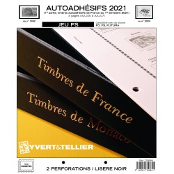 Jeu SC France 2021 Auto adhésifs 1er semestre -YVERT ET TELLIER