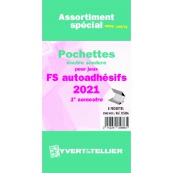 Assortiment de pochettes Auto Adhésifs 2021 FS 1ème semestre (double soudure)