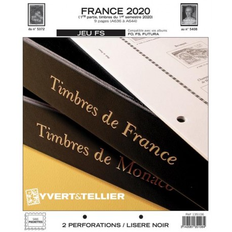 Jeu France FS 2020 1er semestre YVERT ET TELLIER