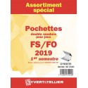 Assortiment de pochettes 2019 1er semestre FO/FS (double soudure)