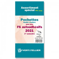 Assortiment de pochettes Auto Adhésifs 2021 FS 2ème semestre (double soudure)