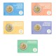 5 Coins cards 2 €  Jeux Olympique d'été 2024