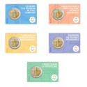 5 Coins cards 2 €  Jeux Olympiques d'été 2024