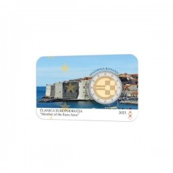 Coincard 2 euros commémorative Croatie 2023 
