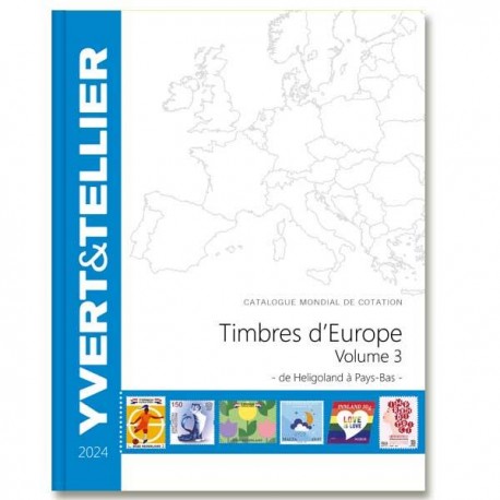 Catalogue Europe Vol 3 - édition 2024 Yvert et Tellier