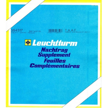 LEUCHTTURM  feuilles pré imprimées  Taaf 2016