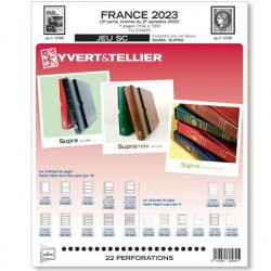 Jeu  SC France 2023 2ème semestre YVERT ET TELLIER