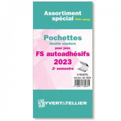 Assortiment de pochettes Auto Adhésifs 2023 FS 2ème semestre (double soudure)