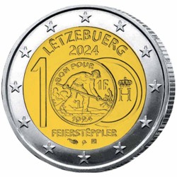 2 Euro Luxembourg 2024 - Introduction du Franc Feierstëppler