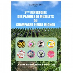 2 ème répertoire des plaques de muselets du champagne Pierre Mignon (éd 2024)