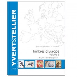 Catalogue Europe Vol 5 - édition 2025 Yvert et Tellier