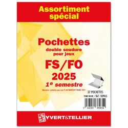 Assortiment de pochettes 2025 1er semestre FO/FS (double soudure)