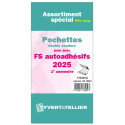 Assortiment de pochettes Auto Adhésifs 2025 FS 1er semestre (double soudure)