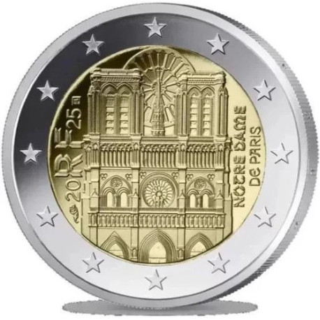 Notre Dame de Paris  2025 - 2 Euro Commémorative