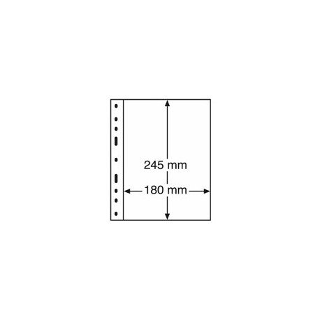 Feuilles OPTIMA 1C transparentes 1 poche