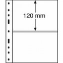 Feuilles OPTIMA 2C transparentes 2 poches