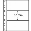 Feuilles OPTIMA 3C transparentes 3 poches