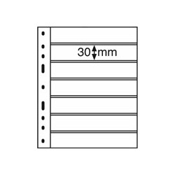 Feuilles OPTIMA noires 7 bandes horizontales