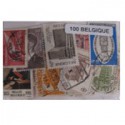 100 timbres de Belgique