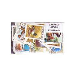 25 timbres de canards