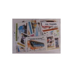 100  timbres de trains