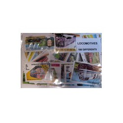 100 timbres de locomotive