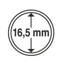 Capsules 16.5 mm pour monnaies/10