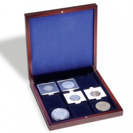 Ecrin numismatique 9 cases carrées pour Quadrum ou étuis cartonnés