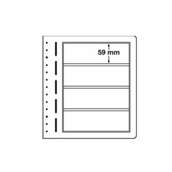 Feuilles LB en papier cartonné 4 bandes