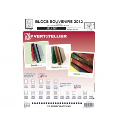 Jeu SC Blocs souvenirs 2012 YVERT ET TELLIER