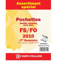 Assortiment de pochettes (double soudure)  2010-1er semestre