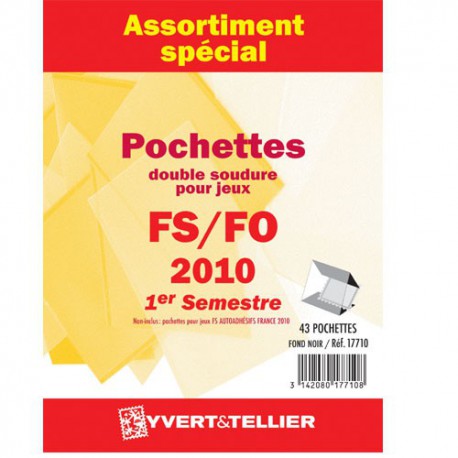 Assortiment de pochettes 2010-1er semestre (double soudure)  