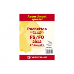 Assortiment de pochettes (double soudure) 2012-2ème semestre