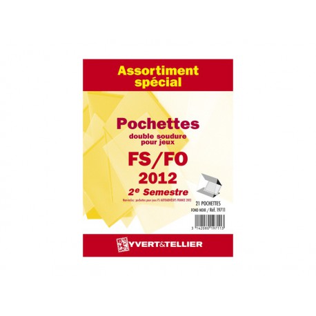 Assortiment de pochettes 2012-2ème semestre (double soudure) 