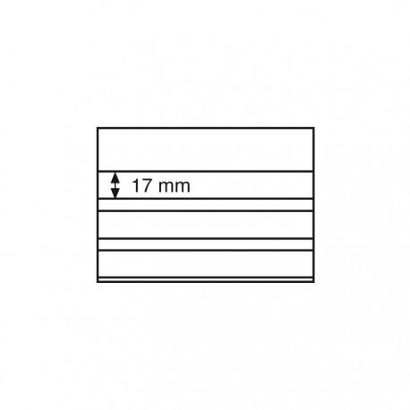 Cartes d'envoi Standard PVC 158 x 113 mm, 3 bandes 